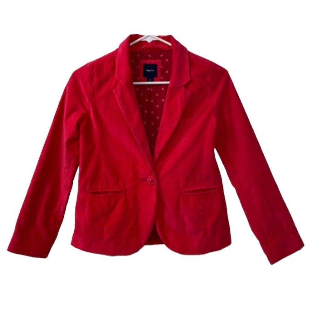 GAP Girls Red Blazer Jacket